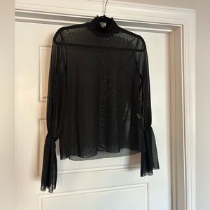 Zara black blouse